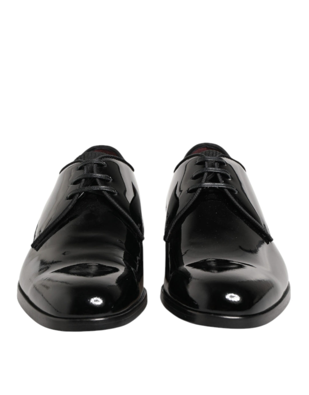 Black Calfskin Leather Derby Dress Shoes