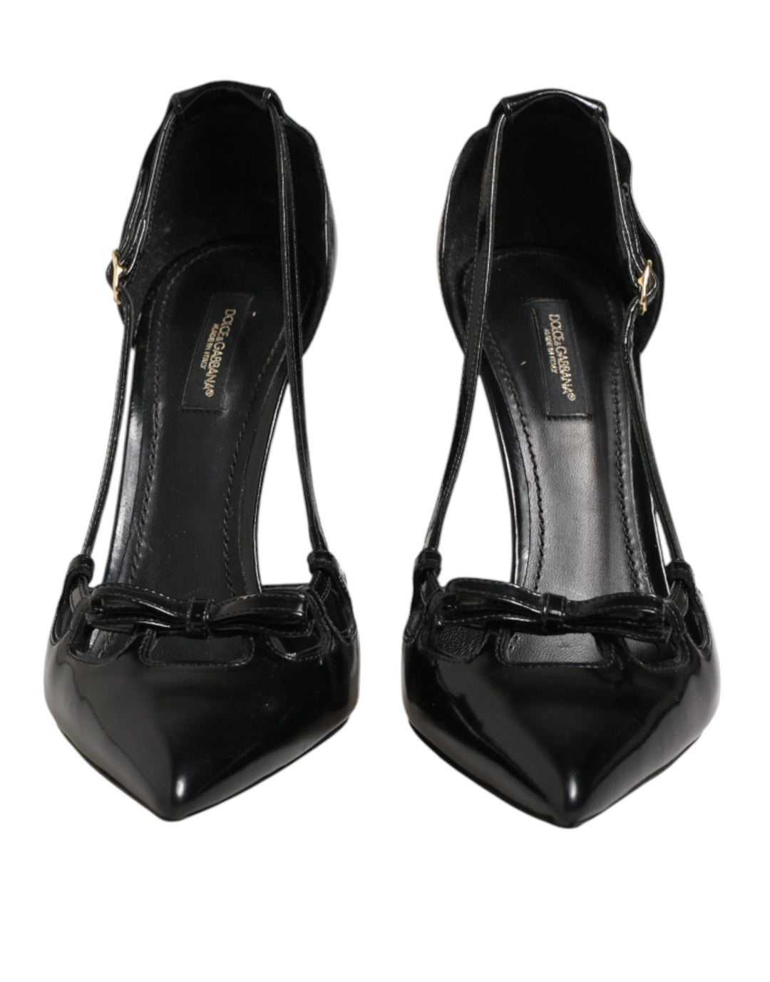 Black Patent Leather High Heels Pumps Shoes