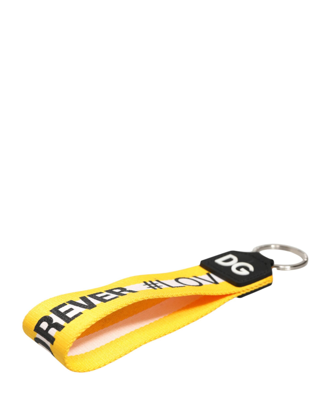 Multicolor Logo Polyester Brass Holder Keychain Keyring