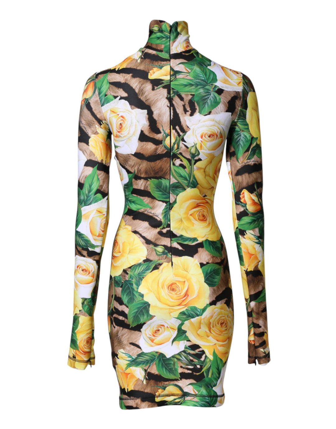 Multicolor Floral Print Sheath Mini Dress