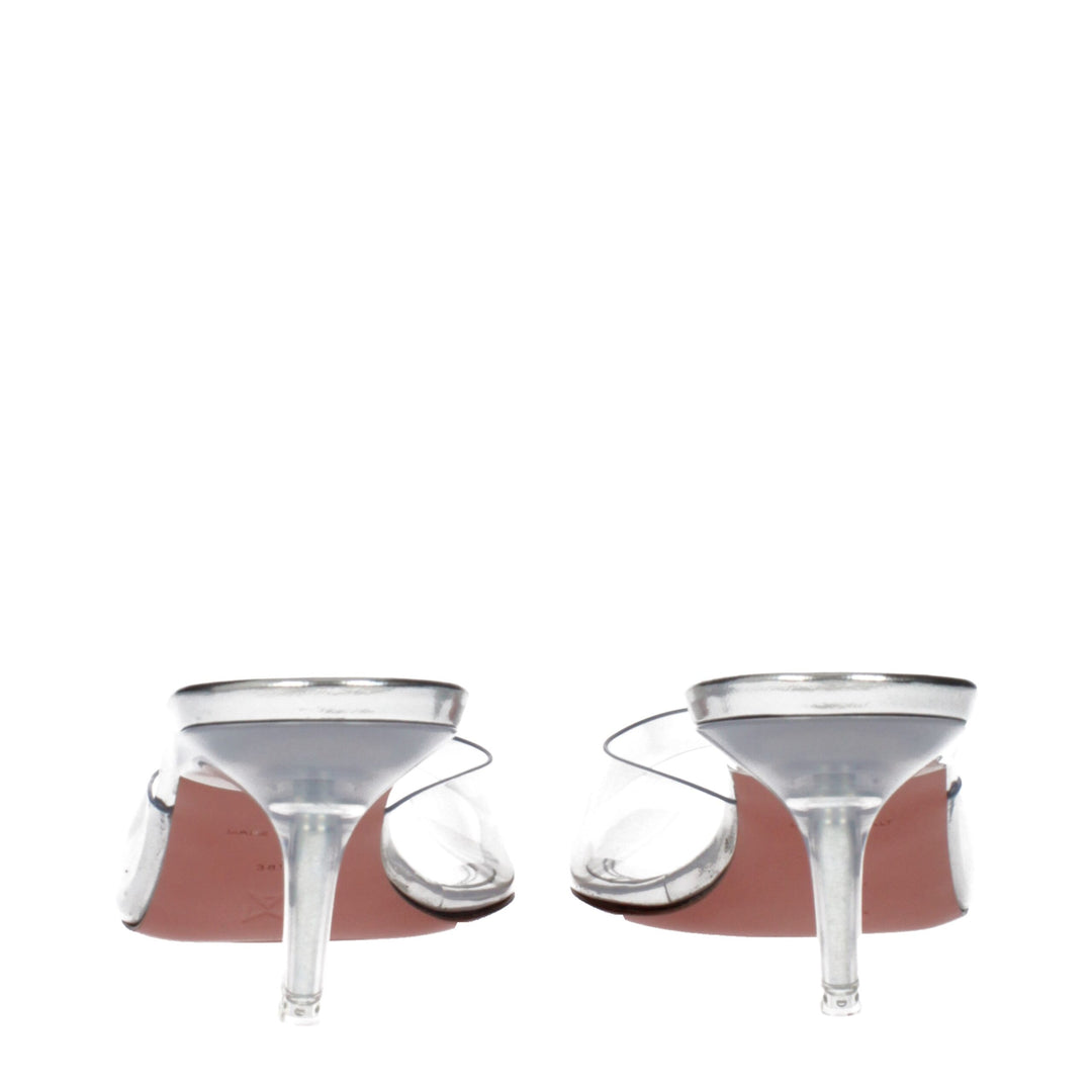 Transparent Pvc Stiletto Heel Sandals