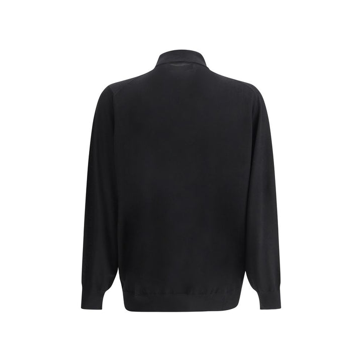 Black Cashmere Dress Shirt