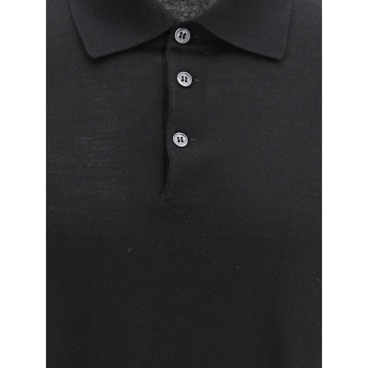 Black Cashmere Dress Shirt