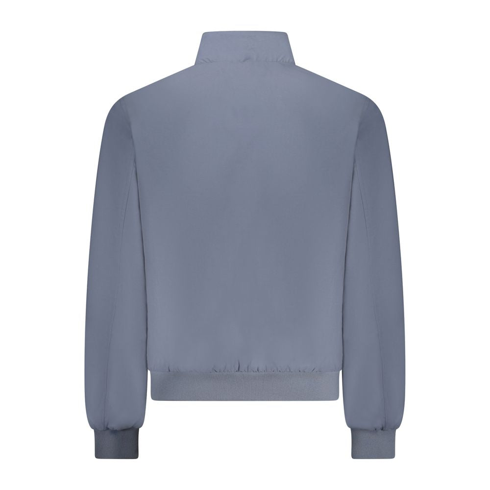 Blue Cotton Men's Jacket