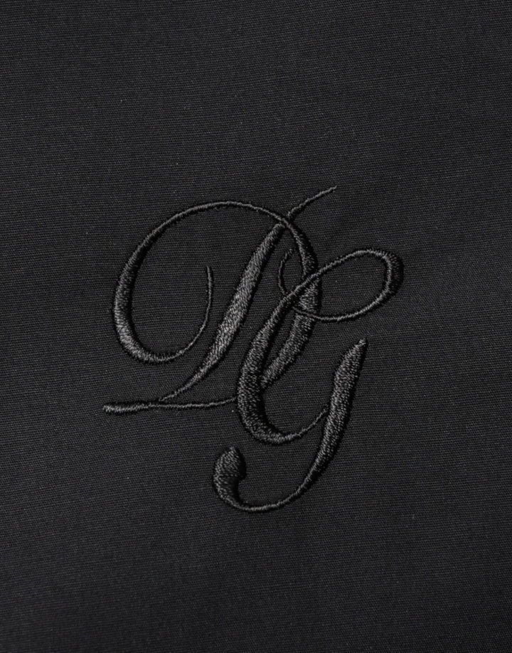 Black GOLD Cotton Men Dress Formal Shirt