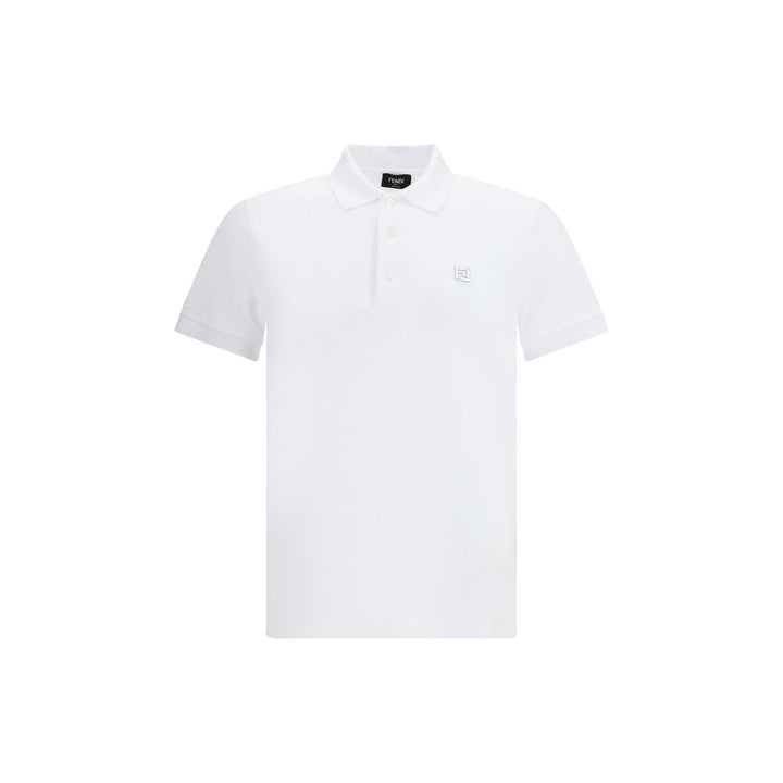 White Cotton Polo Shirt