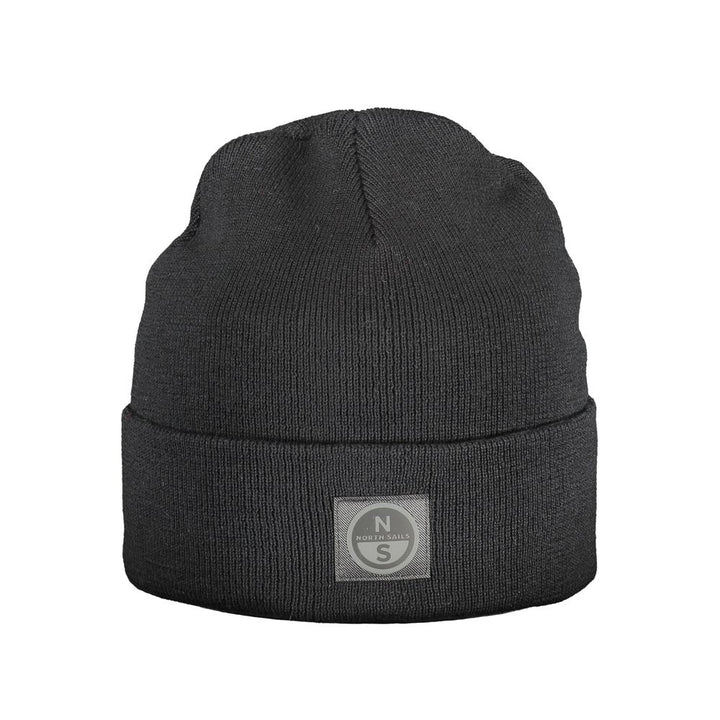 Black Polyester Men Cap